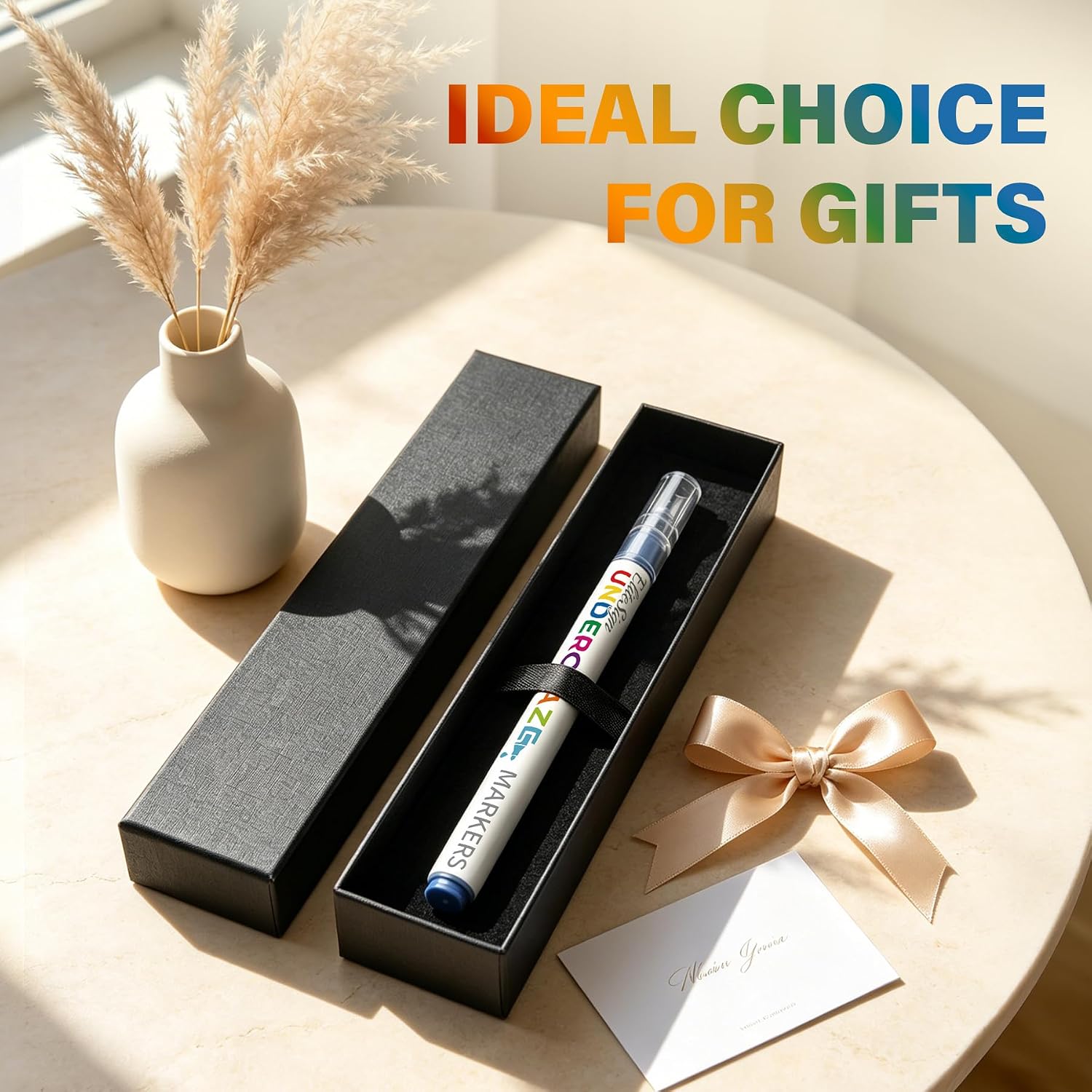 Oil-Based Underglaze Pen for Ceramics, Smudge-Proof Permanent Underglaze Markers for Pottery Bisque & Porcelain, Kiln Fire Safe, Smooth Writing Art Glaze Pens for DIY Decorating, Black 1 Pack