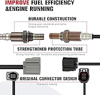 Vista 4 de Sensor de oxígeno aguas arriba y aguas abajo para Mazda 3 2006 2007 2008 2009 2.0L 2.3L, reemplazo del sensor de O2, 2 piezas