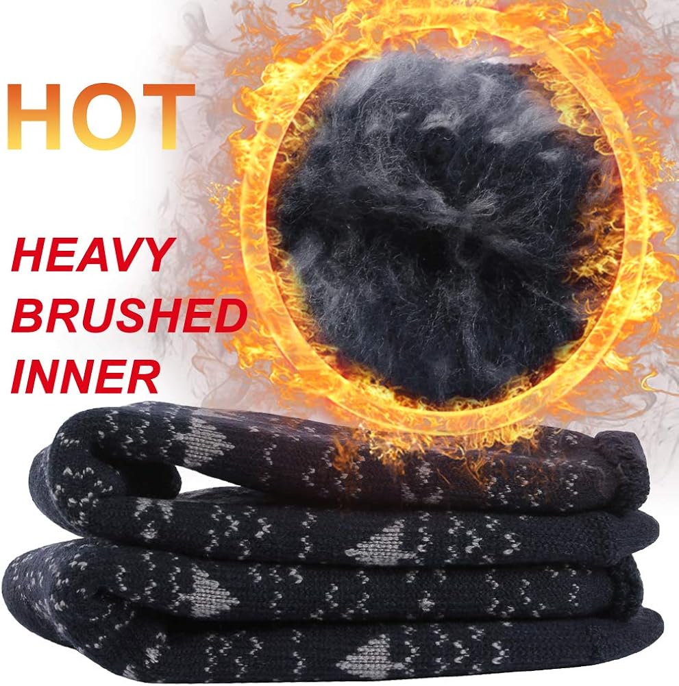 Warm Thermal Socks, Sunew Women Men Winter Insulate Heat Thick Heavy Crew Socks : Clothing, Shoes & Jewelry