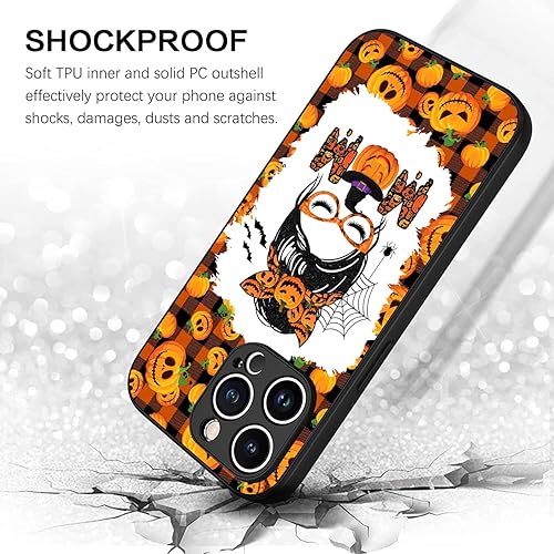 Miniatura 5 de Funda para teléfono con diseño de calabaza espeluznante calabaza para Halloween y mamá, compatible con iPhone 15, 14, 13, 12, 11 Pro Max, Samsung