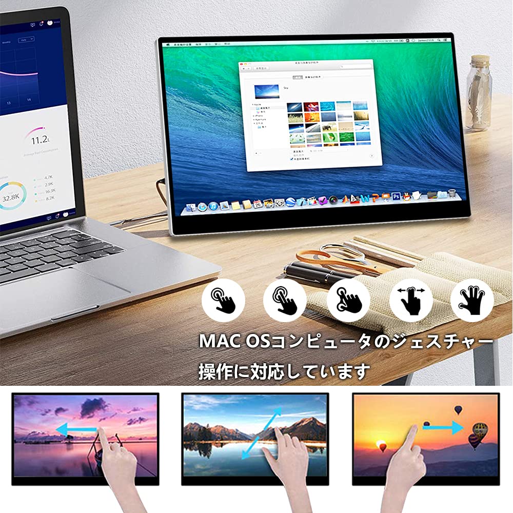 Amazon.co.jp: Eleduino モバイルディスプレイ4K モバイルモニター 14 