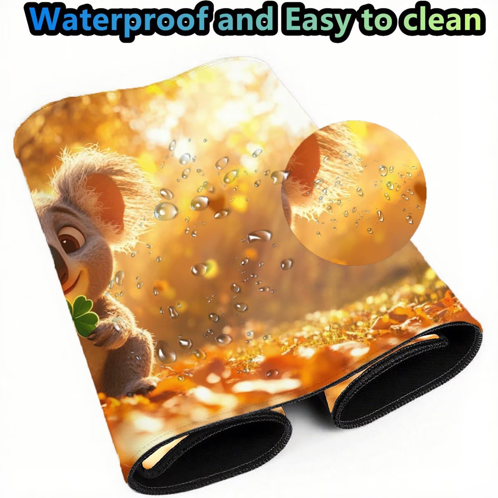 Podkładka pod mysz XXL 1600x800 Koala podkładka pod mysz z krajobrazem pod mysz, japońska podkładka pod mysz podkładka na biurko ulepszona dokładność i szybkość Antypoślizgowa gumowa podstawa dla