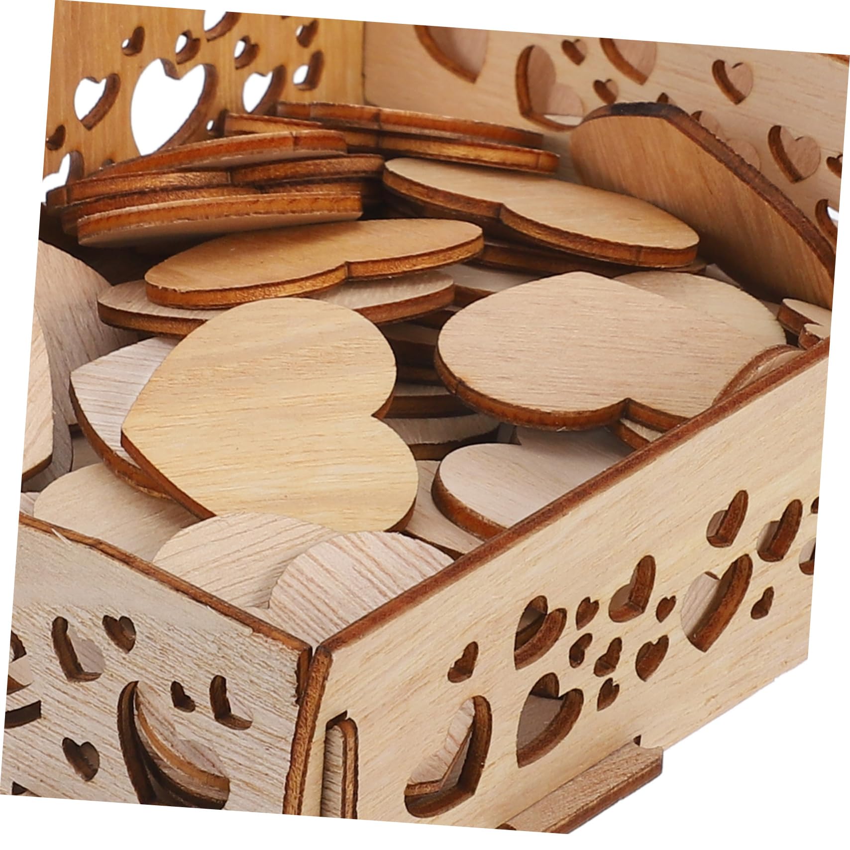 IMIKEYA Hochzeitsbuch Mit Holzherzen Herzförmiger Buchrahmen Für Hochzeiten Rustikale Buch Für Hochzeitsdeko Und Besondere Anlässe