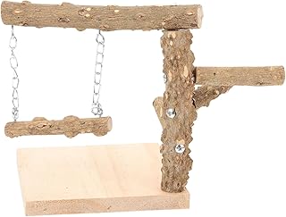 Didiseaon Bird Training Stand Portable Tabletop Bird Perch Bird Play Stand Training Perch Bird Cage Toys for Parakeets Conures Lovebirds or Cockatiels