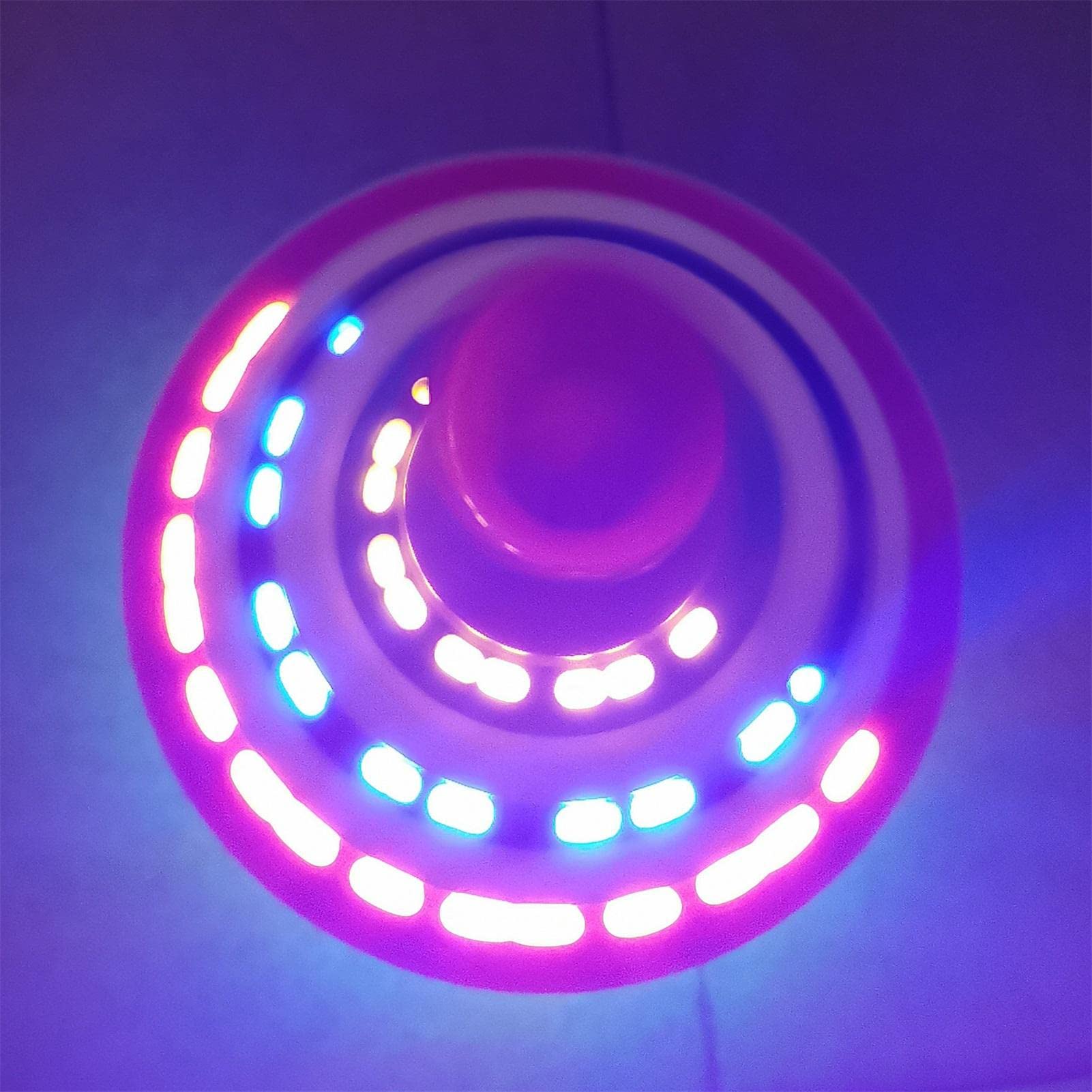 Toupie Lumineuse pour | Toupie à Pousser Le Bas avec LED et Musique | Cadeaux d'Jouet Filature lumière Main pour des Tout-Petits garçons Filles, Jouets LED toupie Rianpesn