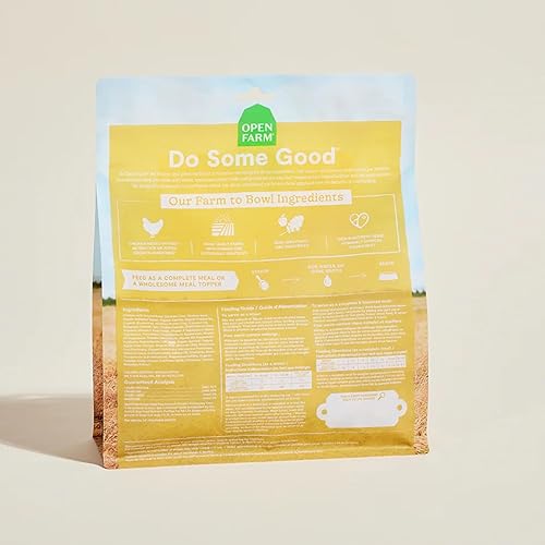 Miniatura 4 de Open Farm, Alimento crudo liofilizado para perros, bocados con 95% de carne, órganos y huesos, productos orgánicos y superalimentos, comida completa