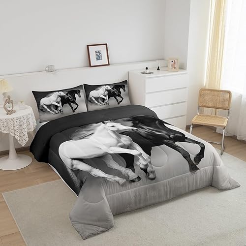 Miniatura 10 de Juego de edredón de motocross tamaño Queen, edredón de plumón deportivo de teñido anudado, juego de ropa de cama para niños y adolescentes y