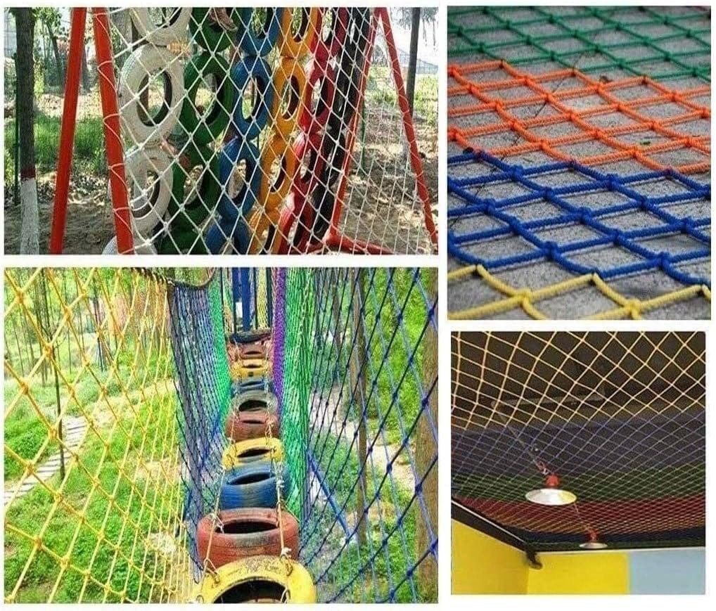 Red de Cuerda Nailon, Red Seguridad for balcón, barandilla, escaleras, Valla contra caídas, for niños, protección for Invernadero(3m*5m)