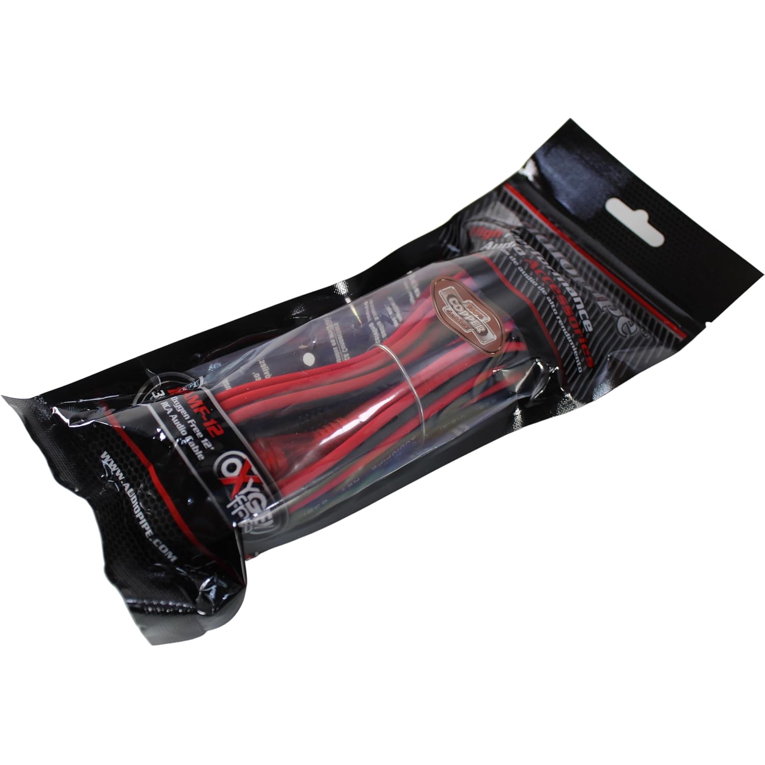 Audiopipe AMF12 12ft Oxygen Free Rca Cable - 10pcs Per Bag