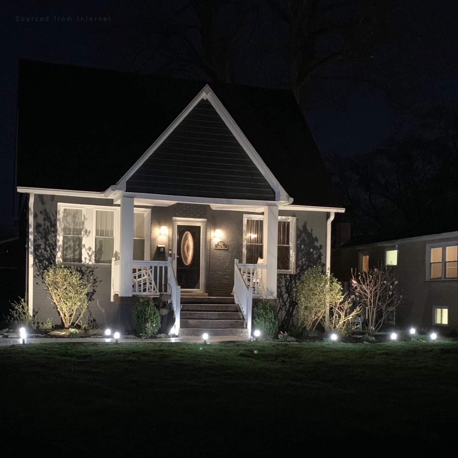 Snapklik.com : 12-Pack Low Voltage Landscape Lights, CRI90+ 3W 12-24V ...