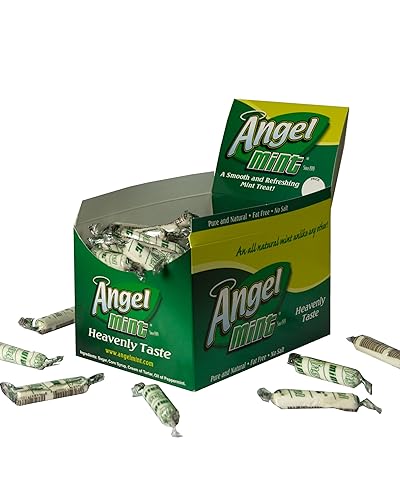 Miniatura 2 de Original Angel Mint - Caramelo de menta  Golosinas antiguas envueltas individualmente a granel, caja de 40 onzas, mentas perfectas después de la cena