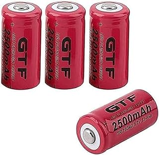 Rechargeable Battery Rechargeable Battery 16340 2500Mah 3 7V Battery 3 7V 4Pcs
