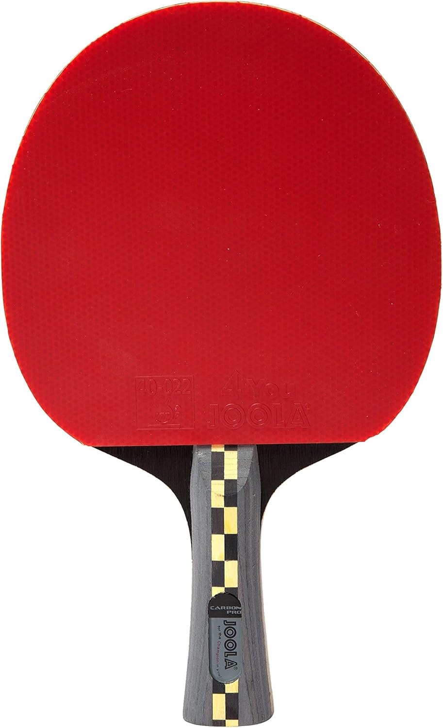JOOLA Carbon Pro Ping Pong Paddle - Professional Table Tennis Racket with Carbonwood Tech & 4 You Rubber for Max Speed & Spin
