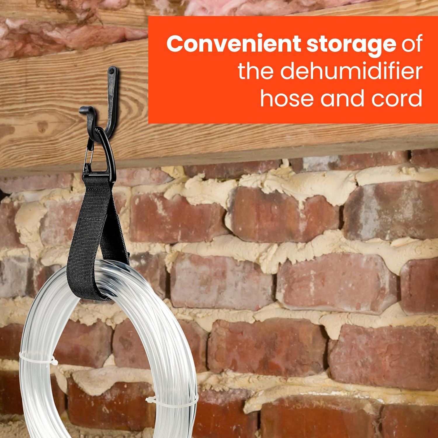 Abestorm Crawl Space Dehumidifiers +4-Pack MERV-1 Replacement +Dehumidifier Accessory Package