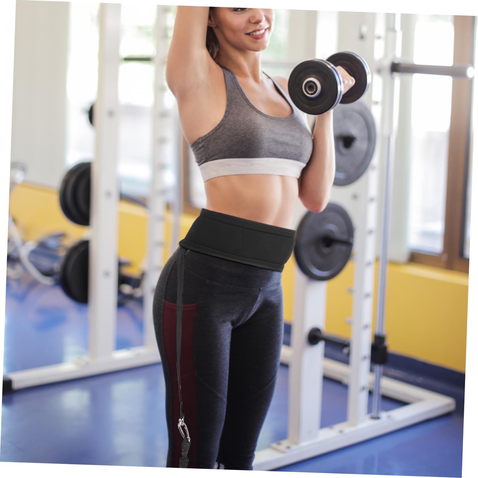ibasenice Fitness Widerstandsbänder Satz mit Klimmzug Band Satz Sprung und Beinkrafttraining Tragbar 1 für Männer im Büro oder Urlaub