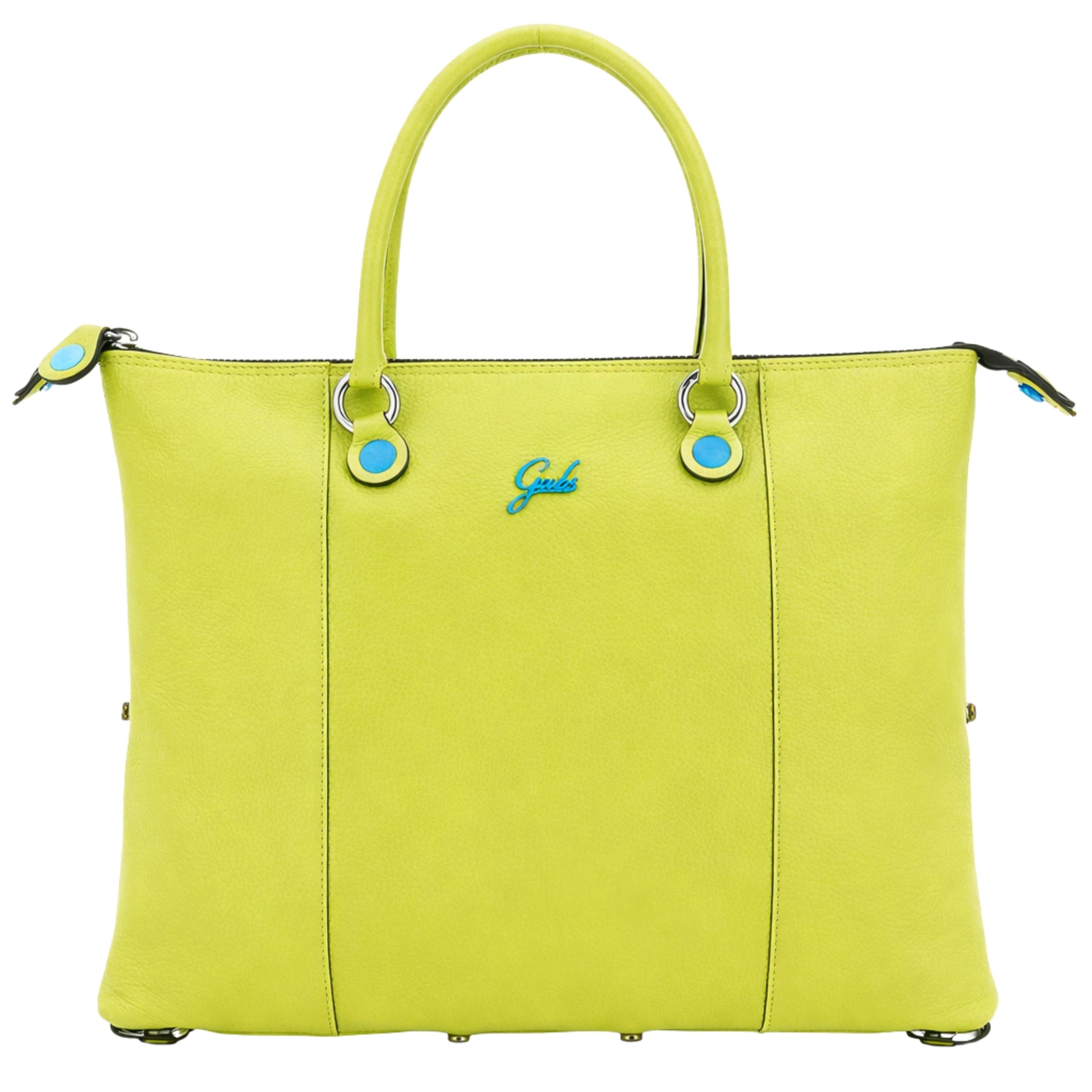 Gabs G3 Plus M Sac à dos transformable en cuir Citron pour le bureau et les sorties