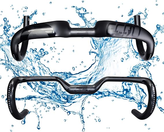 Carbon Handlebar, Road Bike Handlebar Road Drop Bar Bicycle Handlebar Road Cycling Riser Bar Cycling Carbon Fiber Handlebar