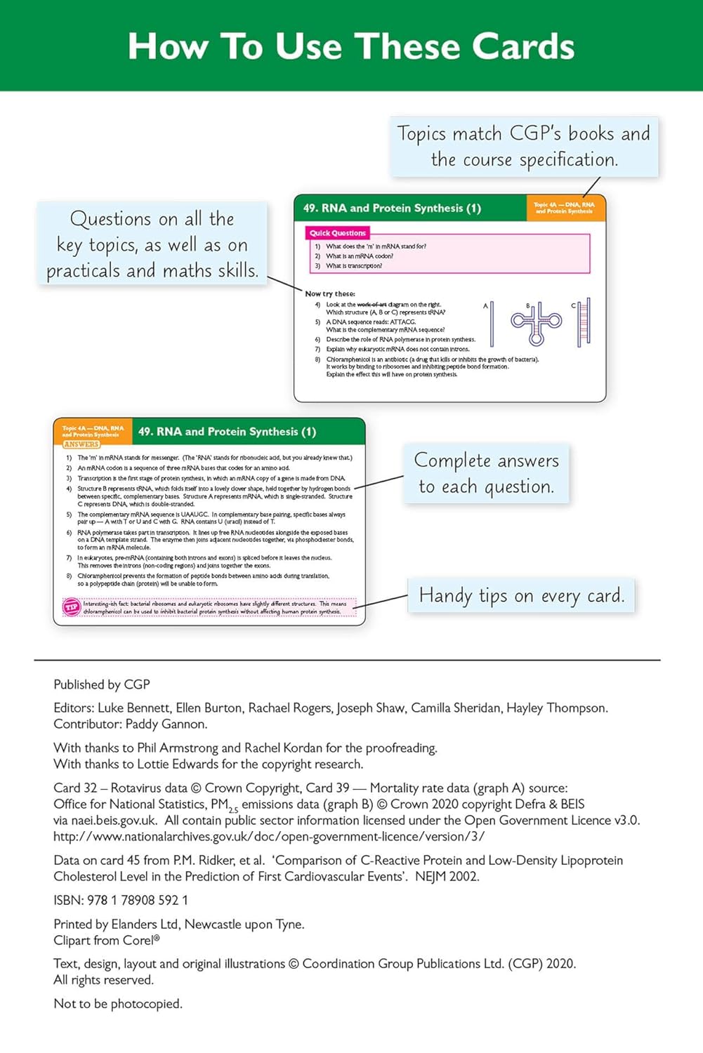A-Level Biology AQA Revision Question Cards: for the 2025 and 2026 exams (CGP AQA A-Level Biology) 4 71Enu 5YHVL. SL1500