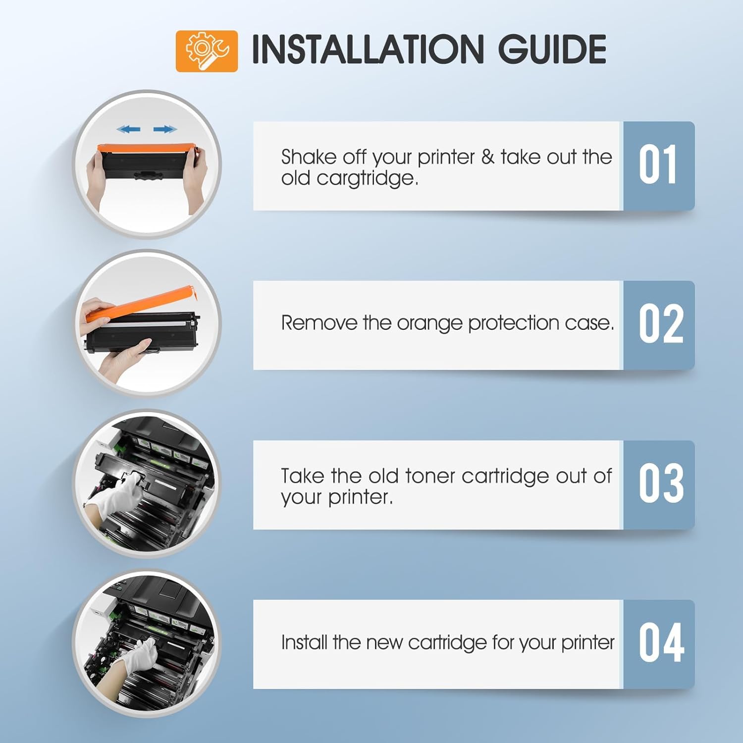Cool Toner TN433BK TN433 Black Compatible Toner Cartridge Replacement for Brother TN433BK TN433 TN431BK TN-433 for Brother MFC-L8900Cdw HL-L8360Cdw HL-L8260Cdw HL-L8360Cdwt 8900Cdw Printer Ink 2 Pack