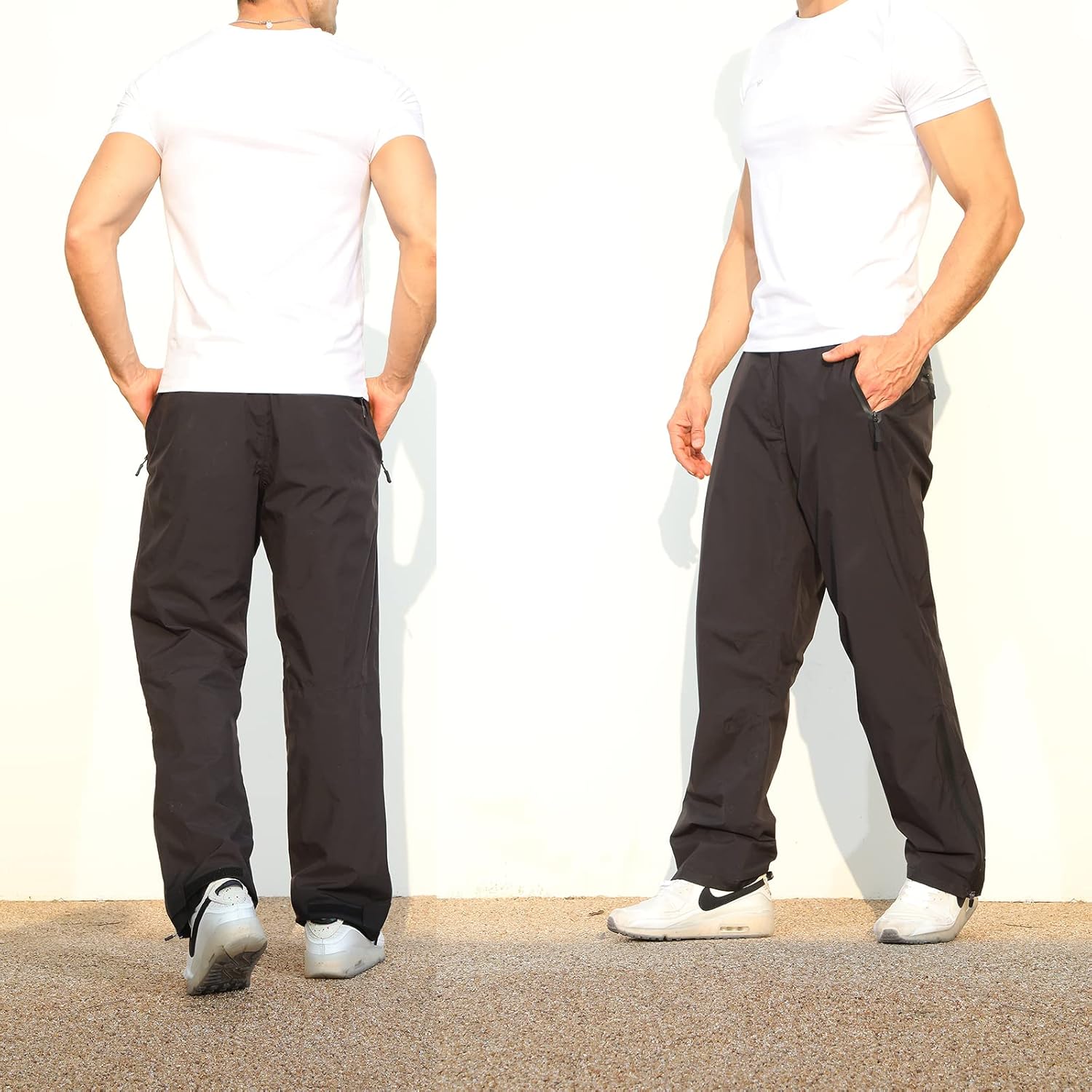 Mens Golf Pants Waterproof Rain Tactical Pants Golf Joggers Athletic Trousers for Workout Running Hiking Camping - Image 3