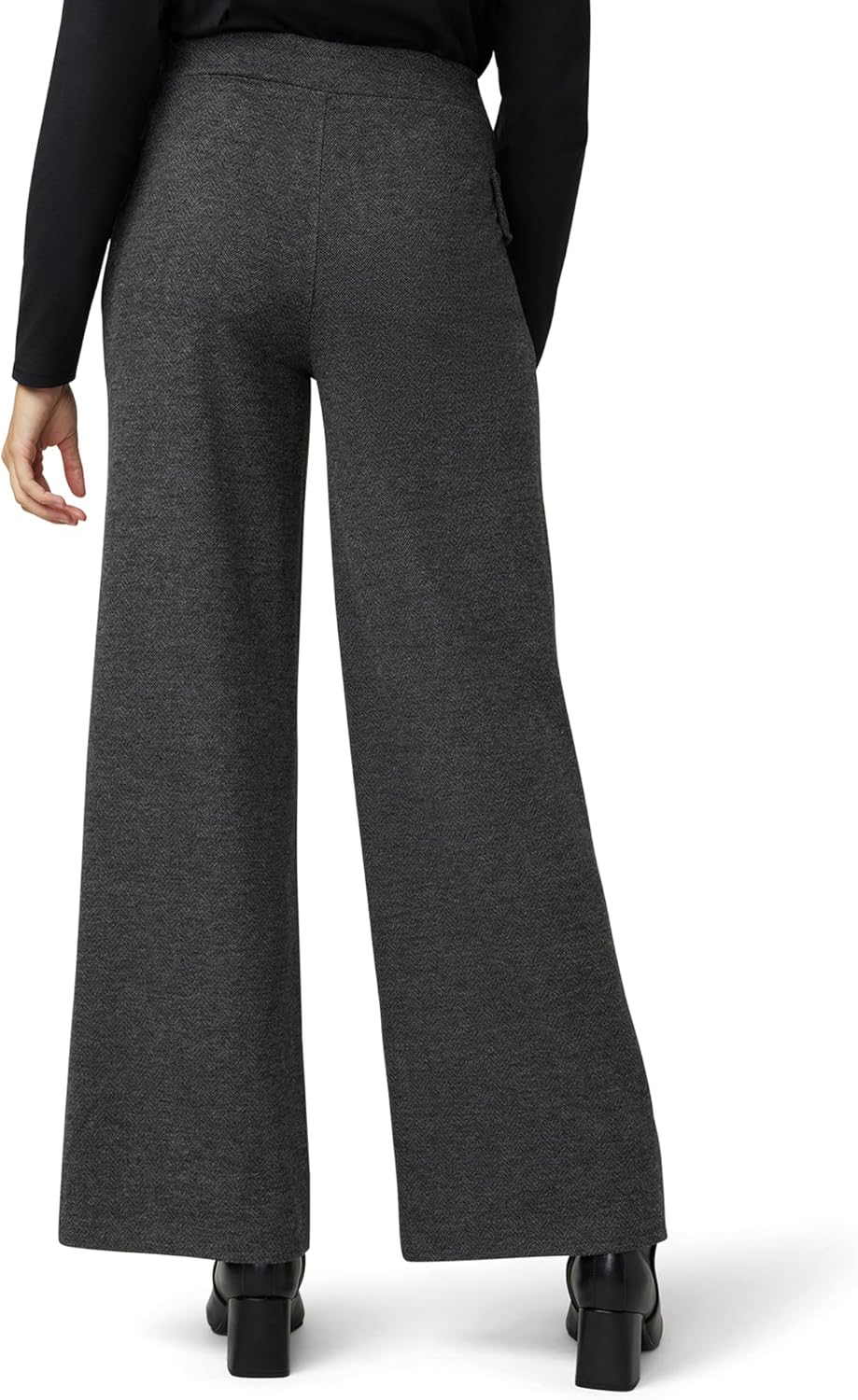 HUE Womens Wide Leg Ponte Pull on Pant - Image 2