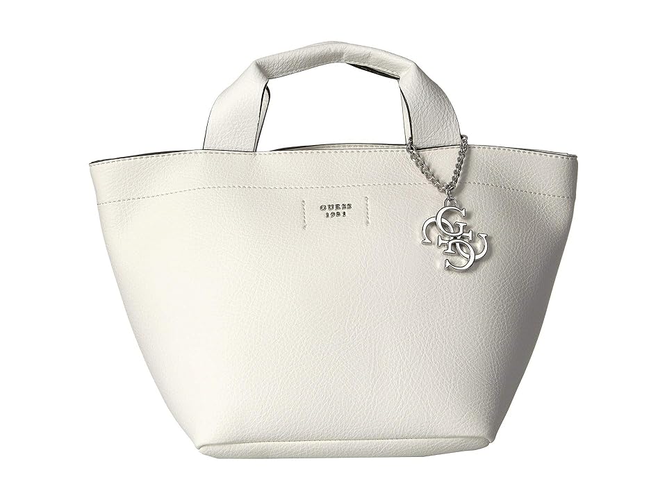 

GUESS Trudy Small Carryall (White) Shoulder Handbags