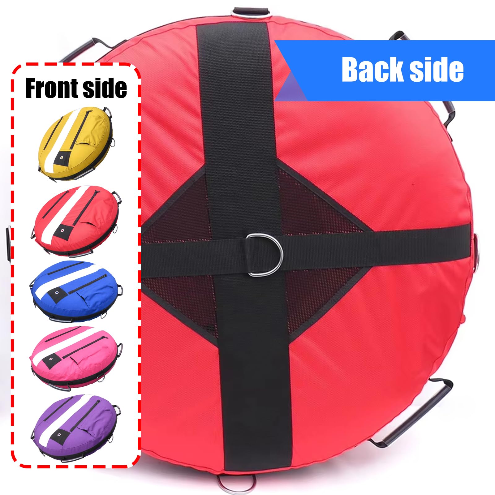 Lot de 3 bouées de plongée gonflables haute visibilité pour entraînement et surfaçage