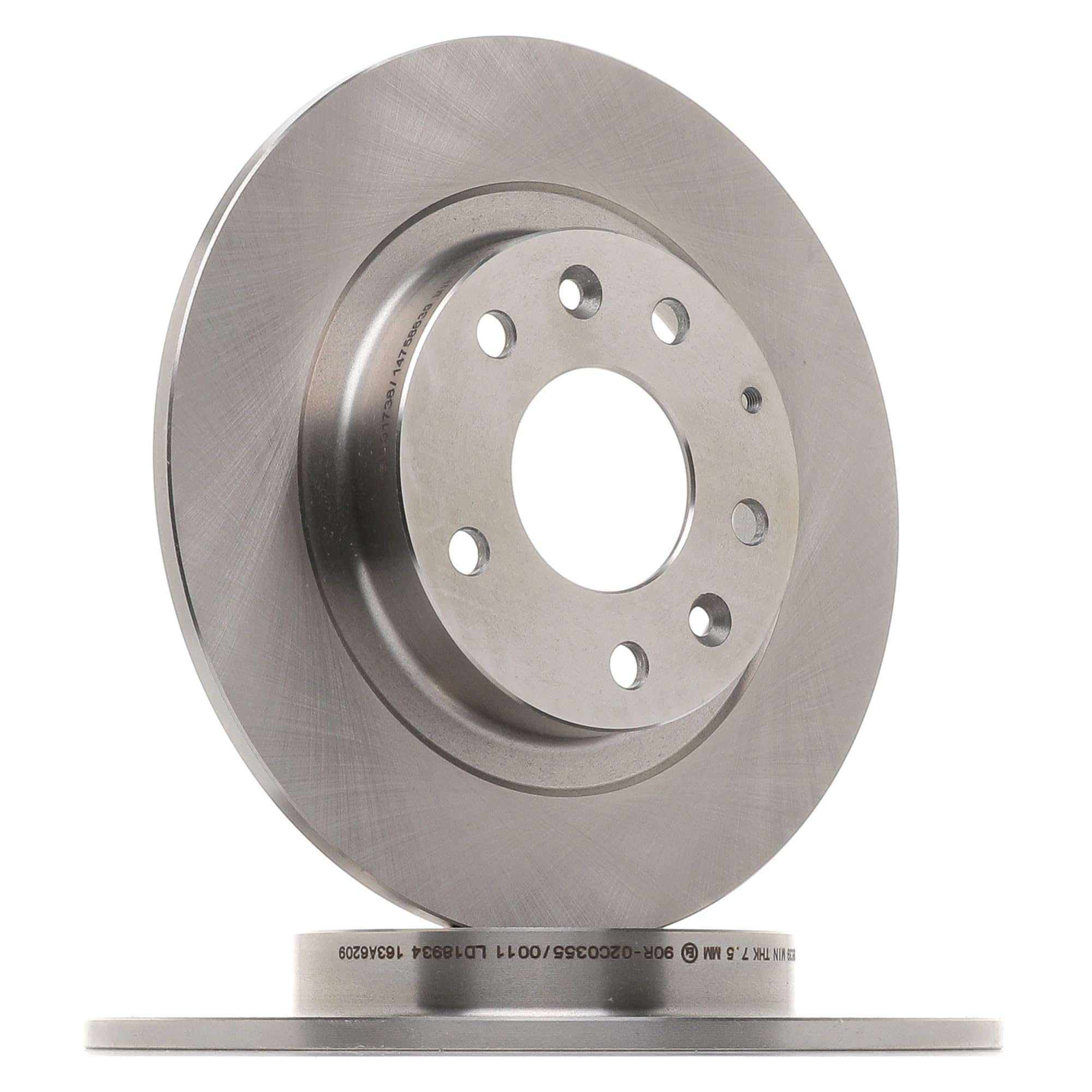 RIDEX 82B1975 2x Disco freno Posteriore senza mozzo portaruota senza bullone fissaggio ruota Compatibilità con MAZDA CX-3 DK