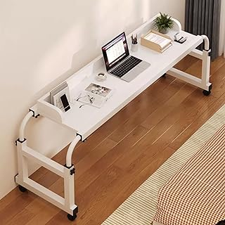 Standing Desk, Height-Adjustable Desk, Computer Desk, Height-Adjustable Desk Frame, Height Adjustable, Corner Desk Height Adjustable Colour: White, Size: 100 x 40 cm