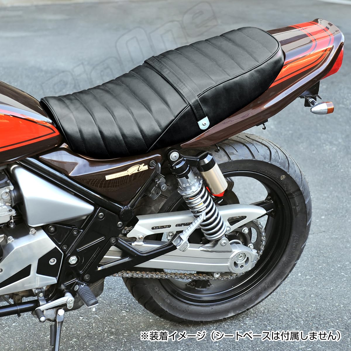 ゼファー400 前期・初期 黒皮 ボタン タックロール シート/C1-4 楽天市場】ゼファー400 初期 黒皮 タックロールシート / 2型