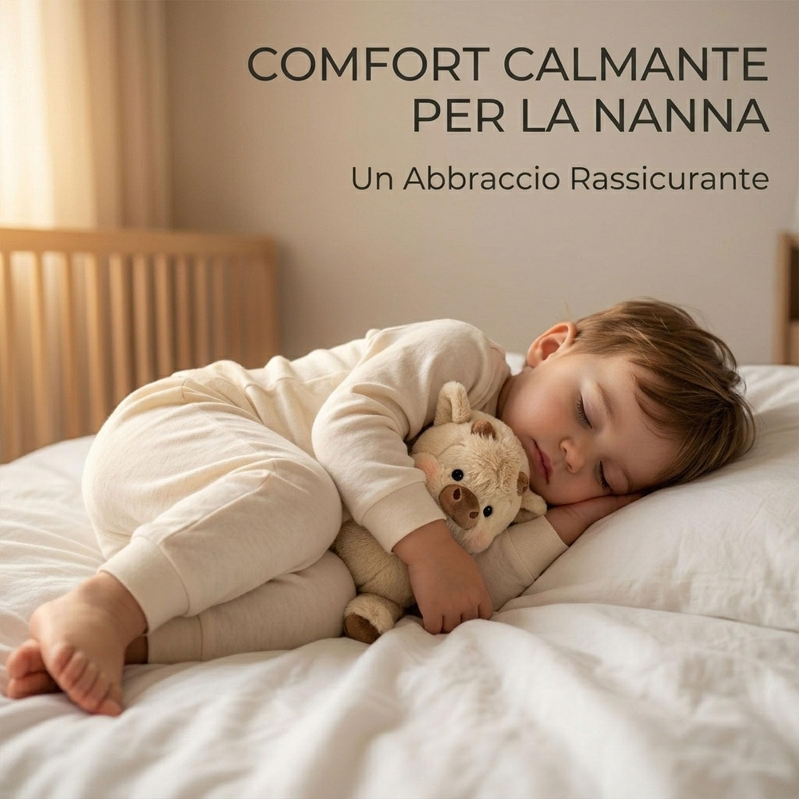 Generico Peluche che Corre Mucca 45/60cm - Cuscino Morbido e Soffice per Casa - Pupazzo che Cammina a Forma di Vitello (Albicocca,45cm)