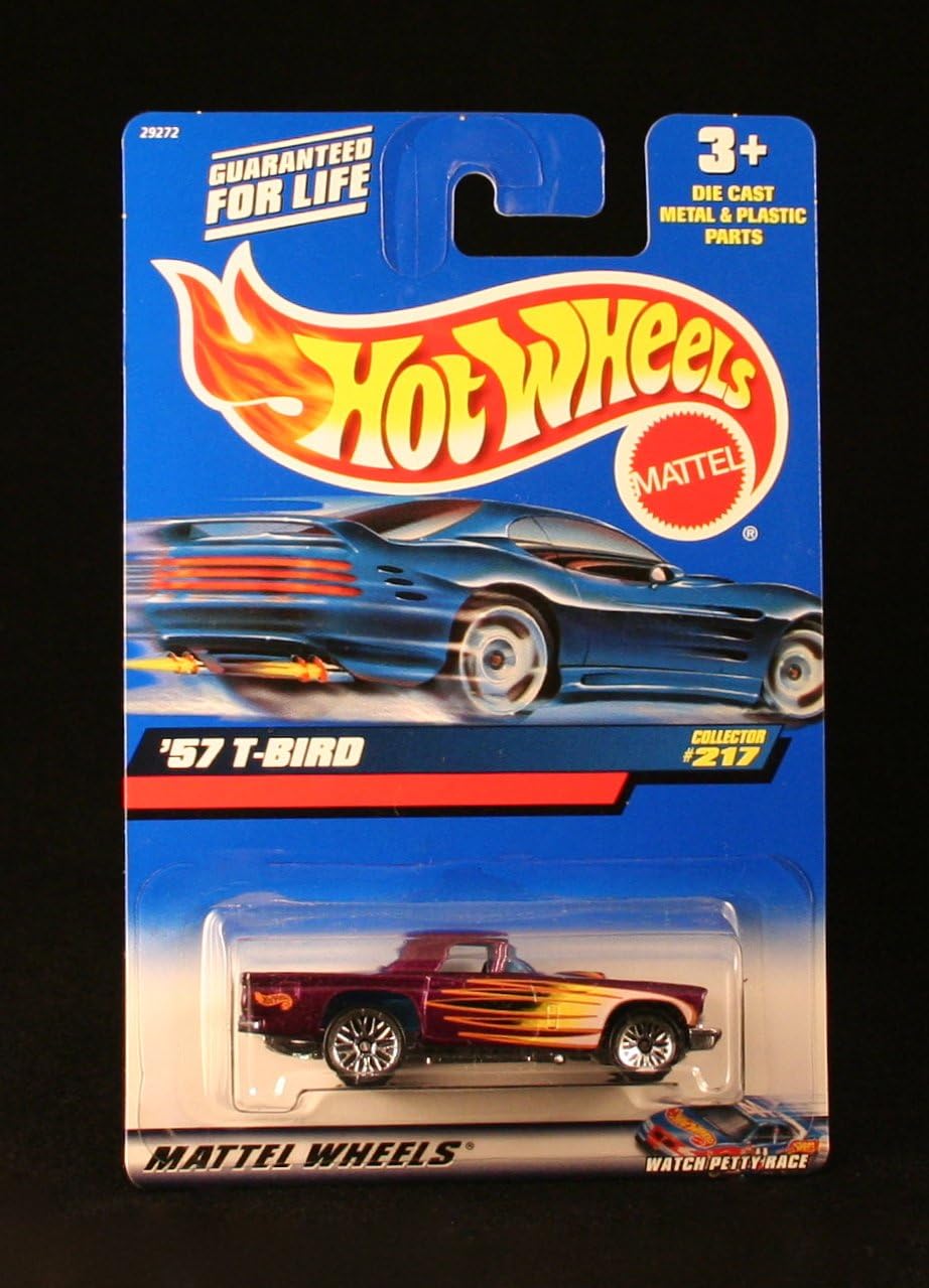Hot Wheels '57 T-Bird Purple 2000 Basic Car 1:64 Scale Series Collector #217