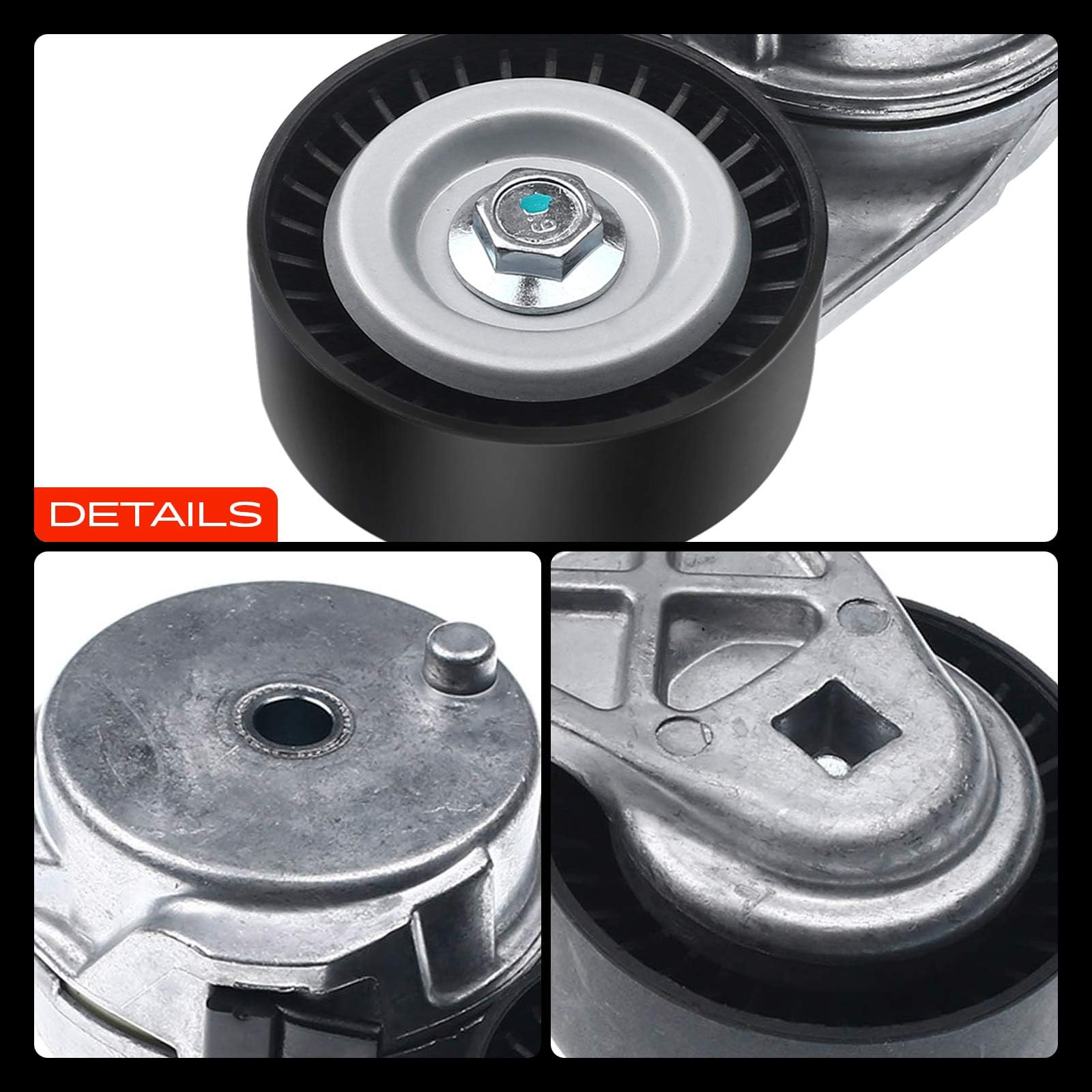 Frankberg Puleggia Guida a Rulli Benzina Compatibile con 300 C LE LX 2.7L Grand Cherokee IV WK WK2 6.4L 300 C Touring LE LX 3.5L 300 C LE LX 3.5L Grand Voyager V RT 3.8L Replace# 04861528AC