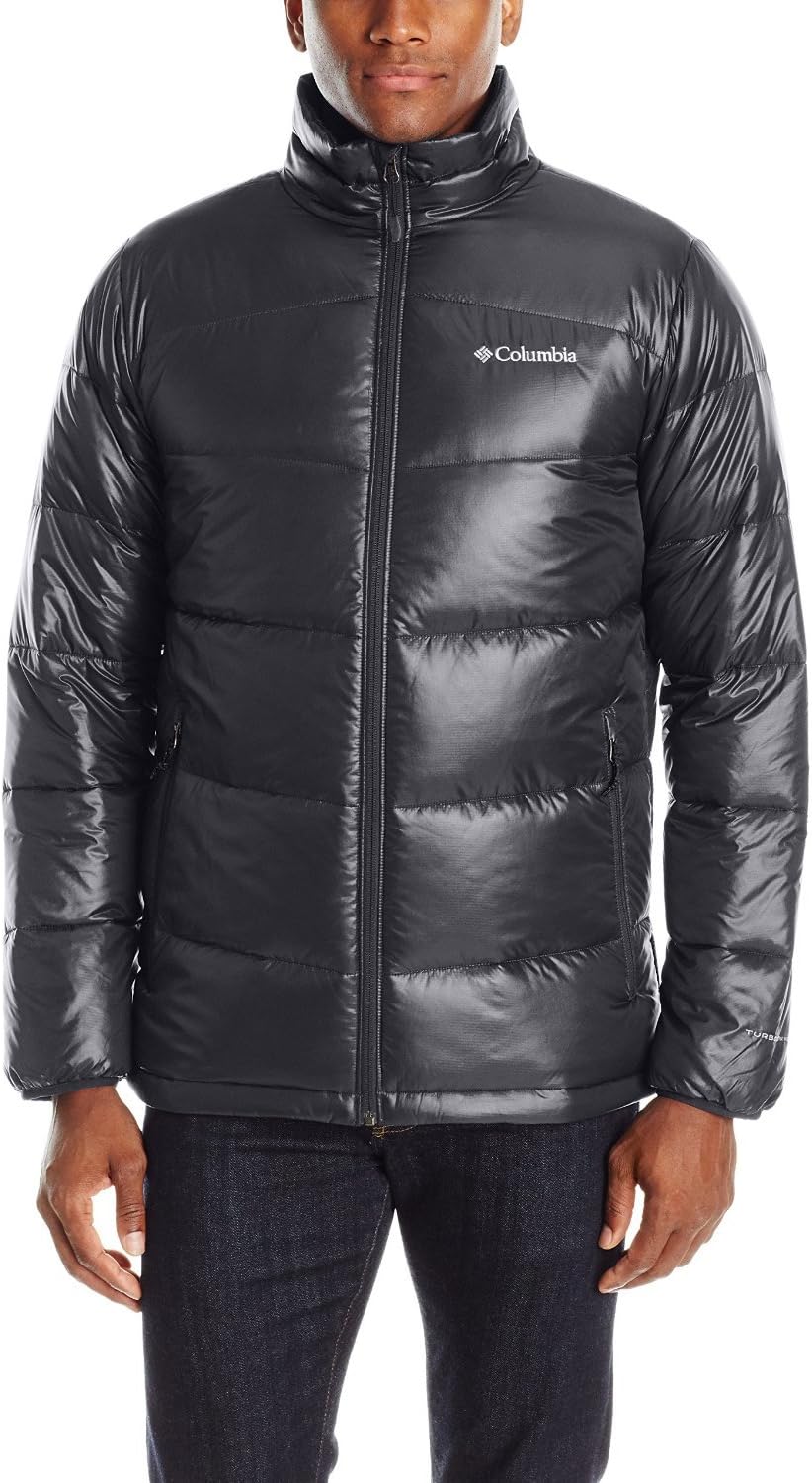 Columbia Men's Gold 650 TurboDown Down Jacket, Medium, Black at Amazon