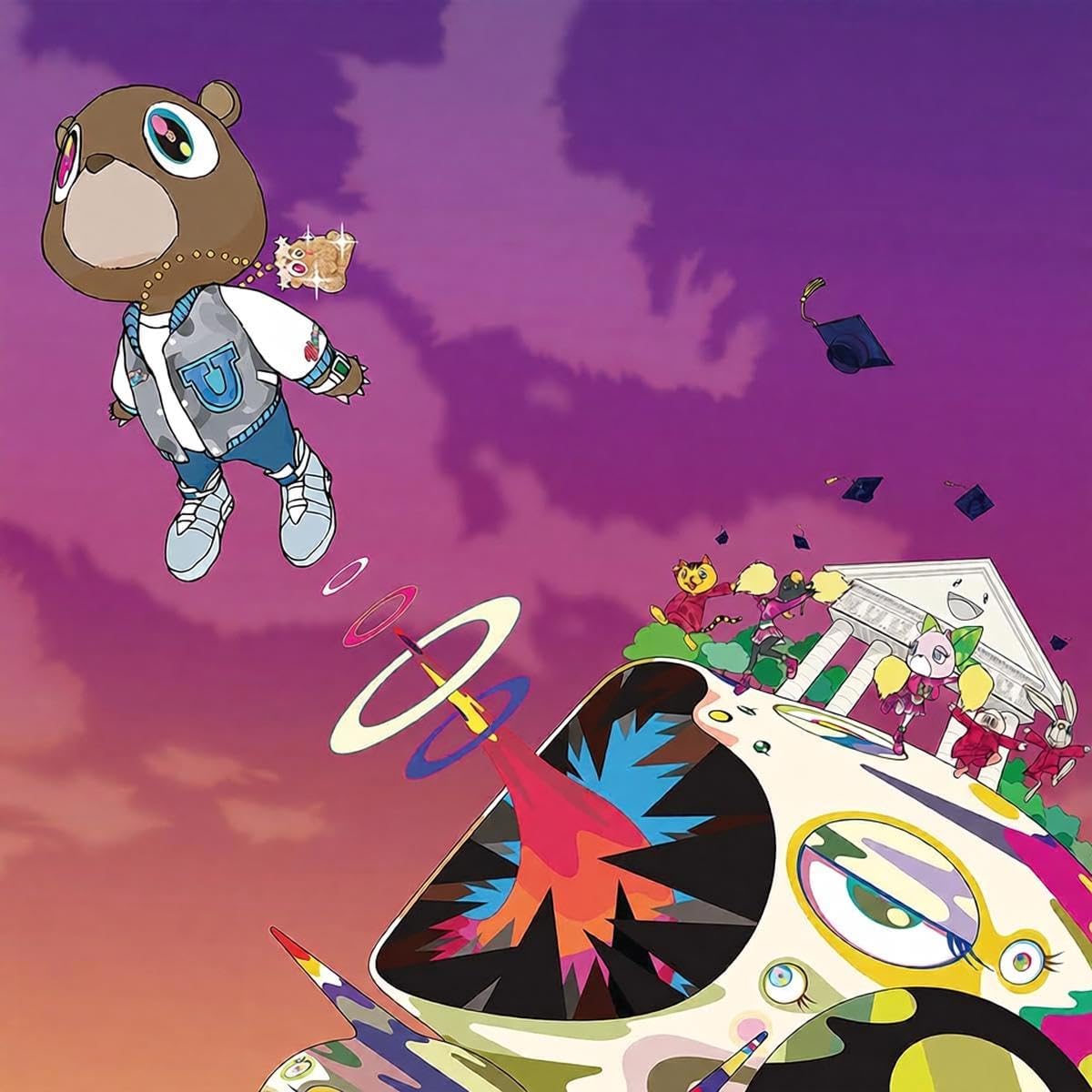 Graduation - Kanye West - Hip-Hop/Rap Album Cover POSTER - Measures 12 x 12 inches