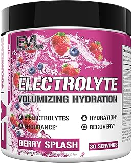 Ultimate Electrolytes Powder Hydration Drink - Quick Replenishing Hydration Powder Electrolyte Drink Mix with 8 Key Electrolytes and Antioxidants - Vegan Gluten Free Keto Friendly Blend (Berry Splash)