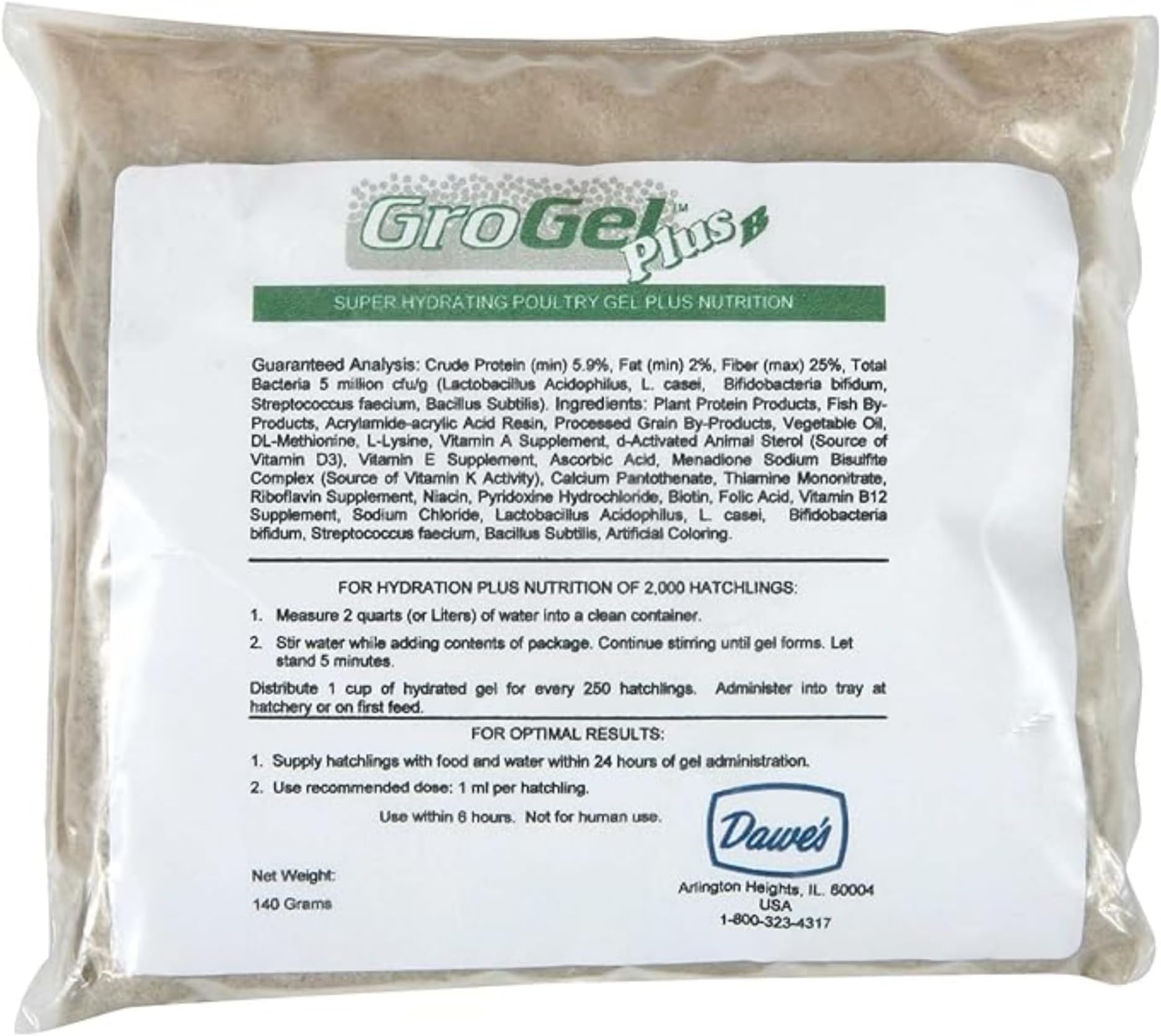 Dawes GROGEL Plus B 2000 Dose Package