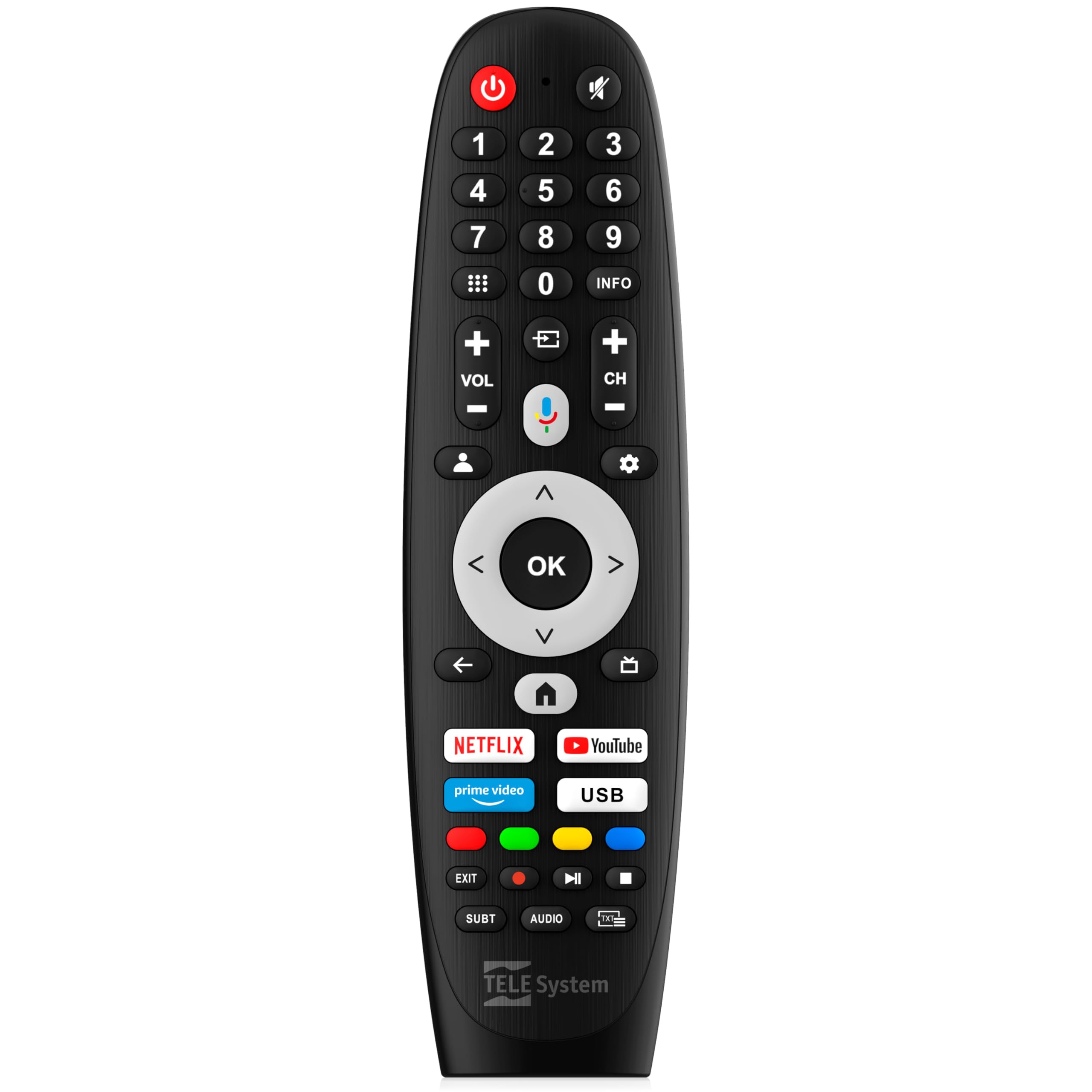 TELE System TS24FL SMG15 Smart TV 24'' Google TV, Travel TV 12V per Camper, Barca e Camion, WiFi, Bluetooth, DVB-T2/S2, Compatibile CAM tivùsat, Google Assistant, Google Cast, HD Ready