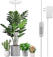 Vista 15 de LORDEM Grow Light, LED Plant Light for Indoor Plants Growing, Full Spectrum Desk Growth Lamp with Automatic Timer for 4H/8H/12H, 4 Dimmable Levels