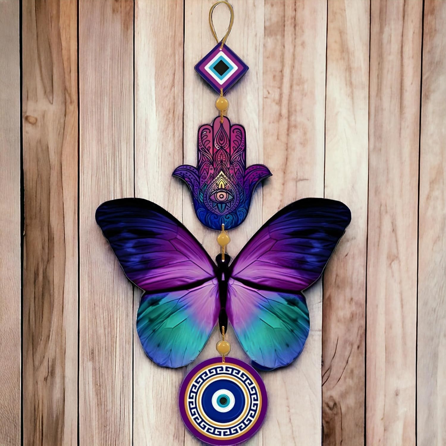 See full amazon price history chart for Decorative Wall Hanging For Door Entrance, Butterfly Evil Eye Wall Hanging For Protection And Elegance Home Decor, Unique Design Nazar Battu/Suraksha Kawach (Pack Of 1) - Engineered Wood - Purple Decorative Wall Hanging For Door Entrance, Butterfly Evil Eye Wall Hanging For Protection And Elegance Home Decor, Unique Design Nazar Battu/Suraksha Kawach (Pack Of 1) - Engineered Wood - Purple (B0DH4YVLL3) Amazon Price History, Amazon Price Tracker