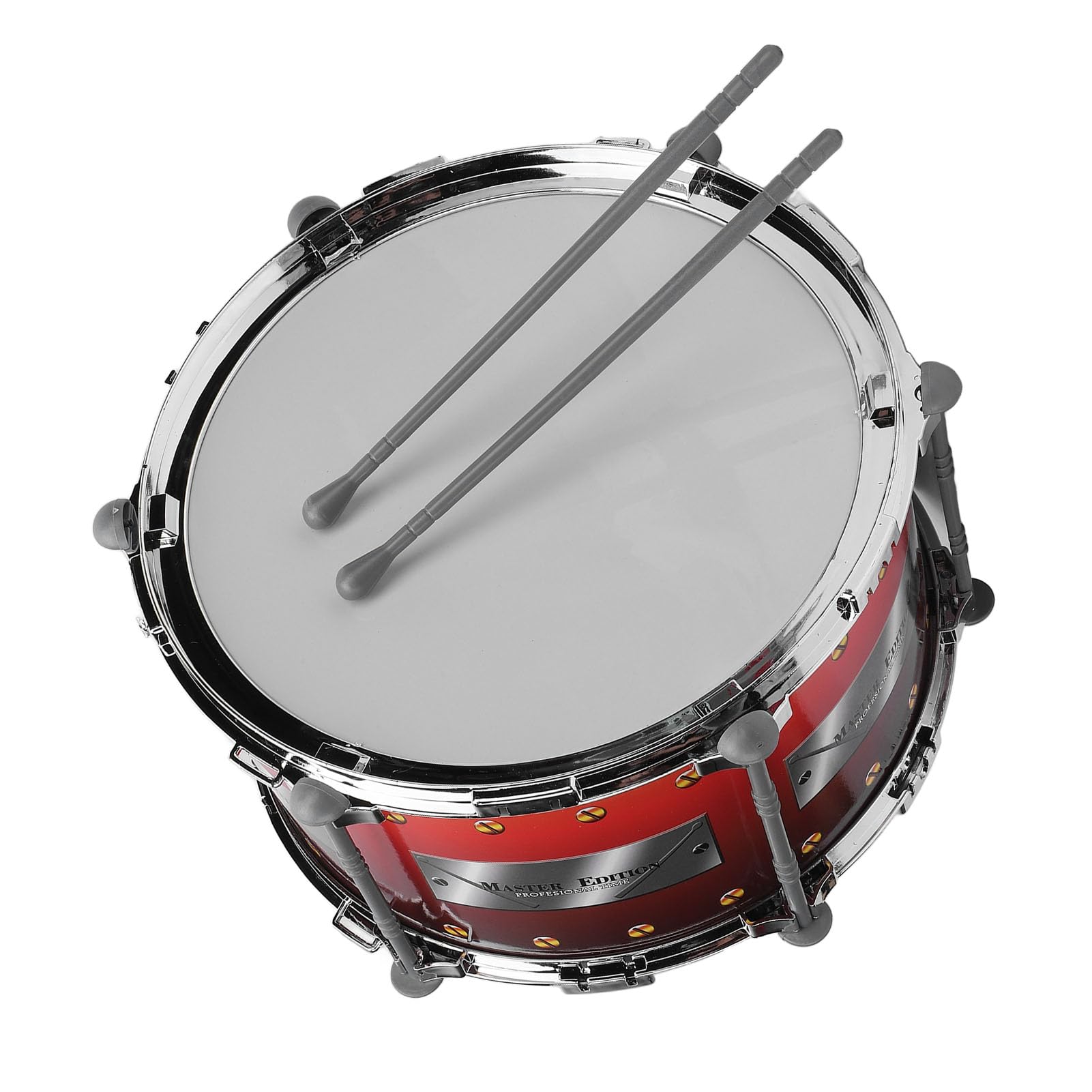 Jazz-Trommel-Percussion-Musikinstrument, Pädagogische Musikspielzeugtrommel mit Trommelstöcken, Ideal für das Musiklernen von und Mädchen