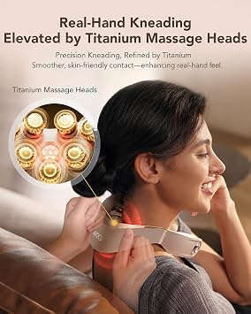 SKG G7 Pro Fold 3.0 Neck Massager for Strain Relief Deep Tissue, FSA | HSA Heat Vibration Cordless Travel Massager, Birthday Gifts Innovative Foldable 3D Neck Massager for Office Home Car Travel