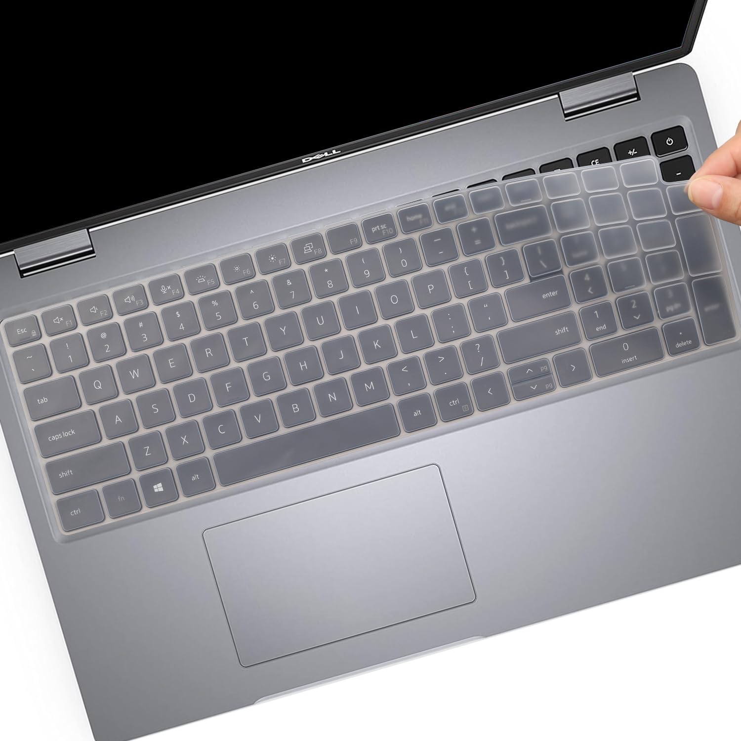 Keyboard Cover for Dell Latitude 5550 5540 5530 5531 5520 5521 3540 15.6" Laptop Keyboard Skin, Dell Precision 3560 3561 3570 3571 3580 3581 3590 3591 15.6" Laptop Keyboard Cover Protective Skin-Clear