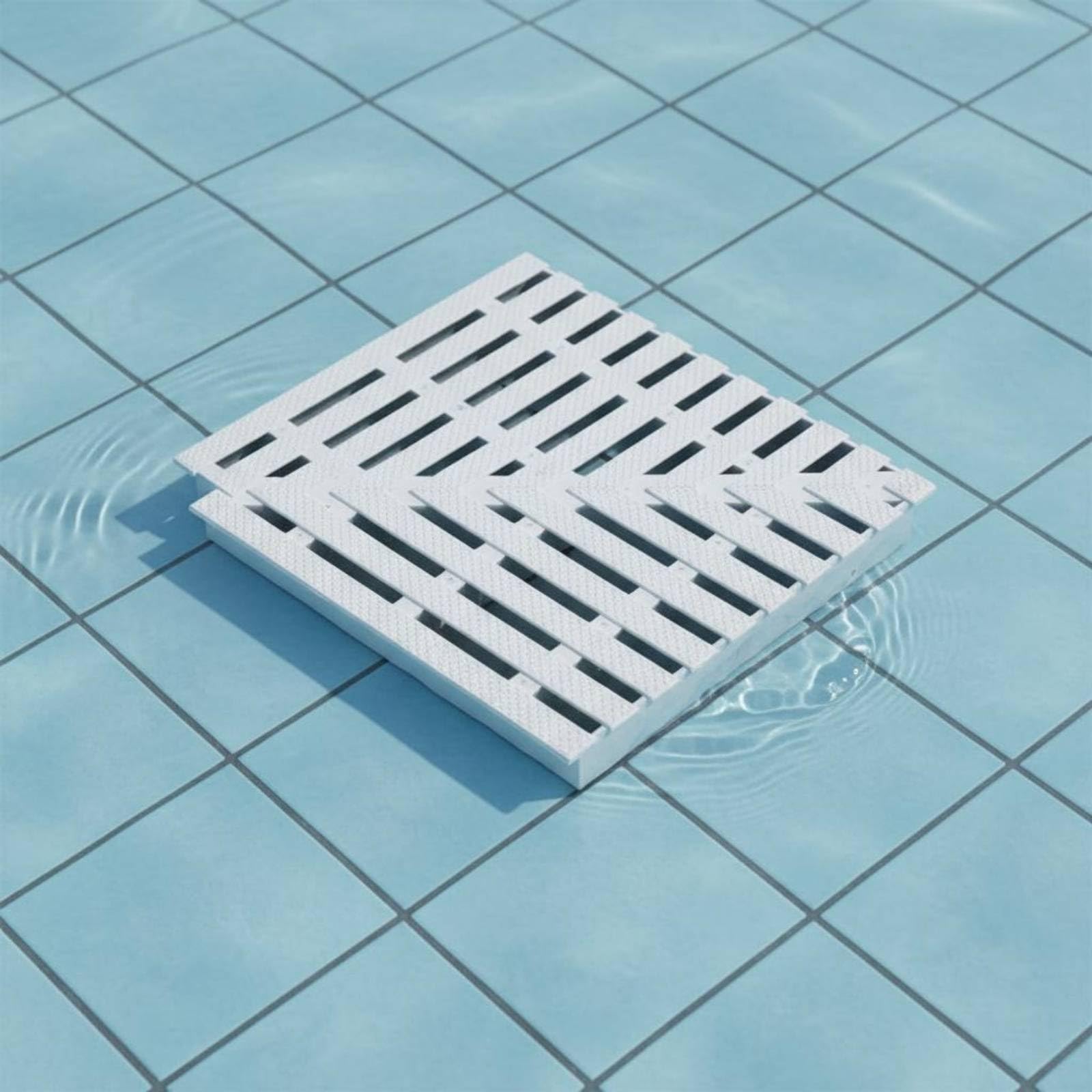 Scarico Angolo Piscina Griglia Drenaggio Antiscivolo Collegamento Semplificato Utilizzo per Piscina Spa Edificio Pubblico Casa, 30 Cm