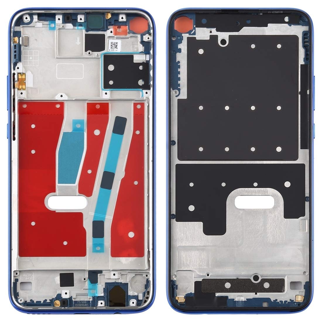 Châssis intermédiaire Huawei Mate 30 Lite de remplacement pour réparation bleu vert