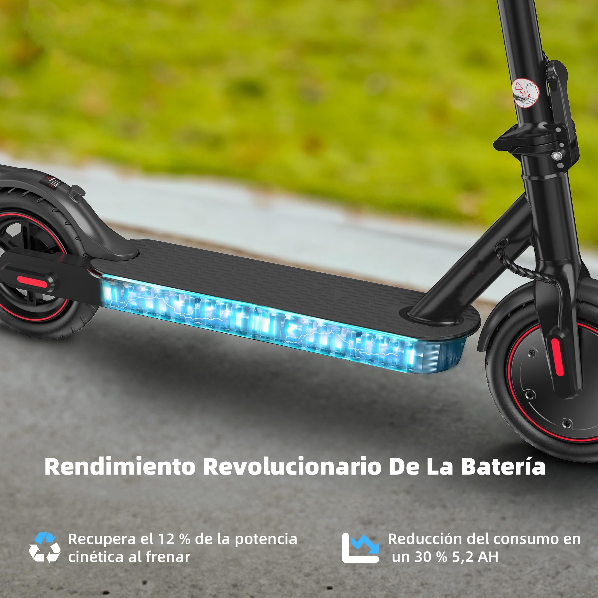 iScooter i8 Monopattino Elettrico per Adolescenti e Adulti, Motore 35 O, Autonomia 20-30 KM, Max 25 KM/H, Batteria 280,8 WH, Doppia frenatura, 3 Modalità Di Velocità, Viaggi Giornalieri