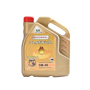 DESHWAL 5W-40 ADVANCE FULLY SYNTHETIC FOR DIESEL PETROL CNG & HYBRID CAR (3.5LTR)