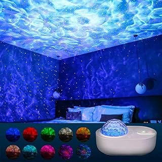 Projetor de luz noturna com LED Nebula Cloud. Projetor de luz estrela com alto-falante Bluetooth para quarto/salas de jogos/home theater/ambiente de luz noturna, controle remoto，LIANLI (R标备案，跟卖后果自负)