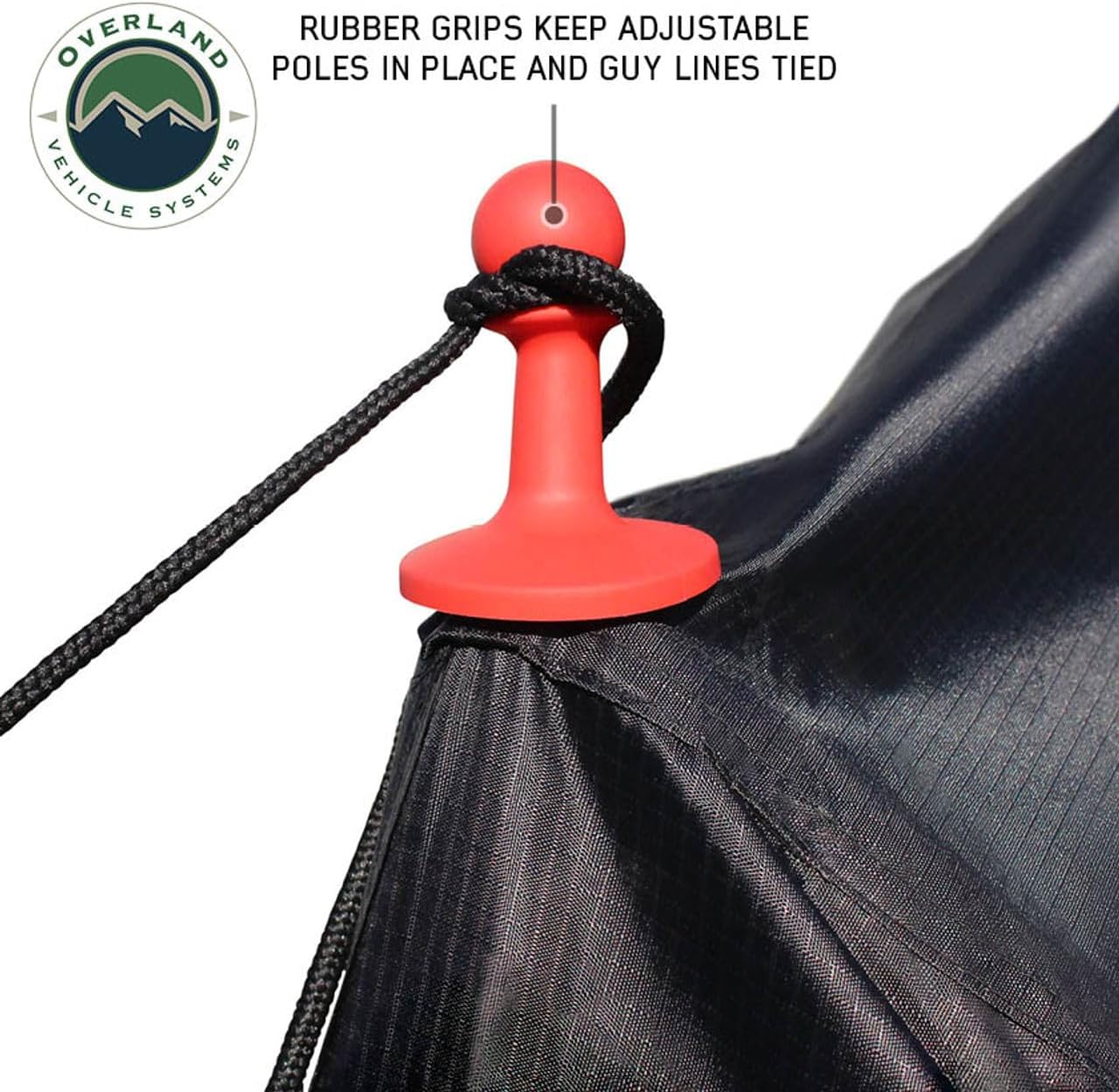 Overland Vehicle Systems XD Everest Annex Room Roof Top Tent Extension - Black Body Grey Trim (XD Everest Annex Room 4 Person)
