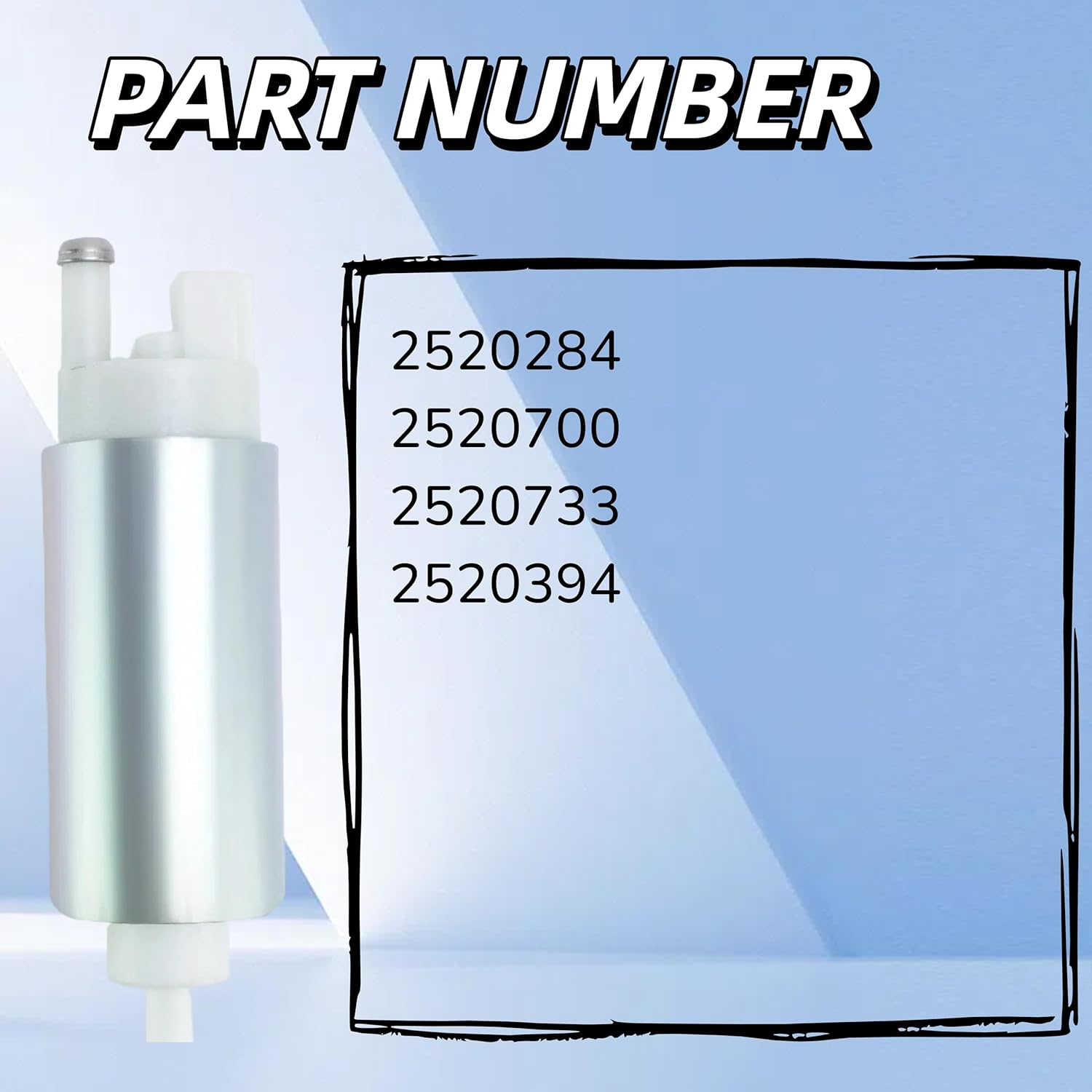 Fuel Pump For Victory Jackpot/Hammer/Vegas/Kingpin 2003 2004 2005 2006 2007 2008 Replacement 2520284 2520700 2520733